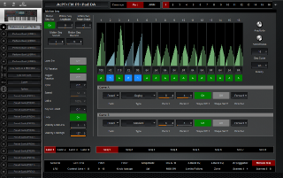 Click to display the Yamaha Montage 8 Performance - Part Motion SEQ Editor