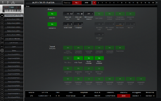 Click to display the Yamaha Montage 8 Performance - Part Zone Editor