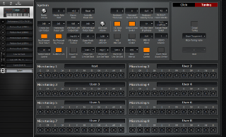 Click to display the Yamaha Montage 6 System Editor