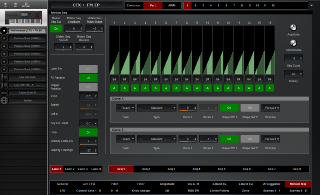 Click to display the Yamaha Montage 7 Performance - Part Motion SEQ Editor