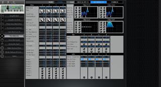 Click to display the Yamaha Motif 6 Voice - FILTER+EQ+LFO Mode Editor
