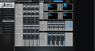 Click to display the Yamaha Motif ES6 Voice - FILTER+EQ+LFO Mode Editor