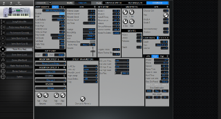 Click to display the Yamaha Motif ES8 Voice - Common Mode Editor