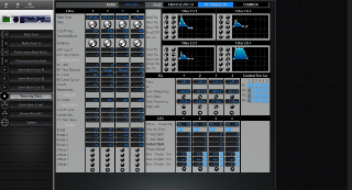 Click to display the Yamaha Motif ES Rack Voice - FILTER+EQ+LFO Mode Editor