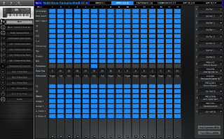 Click to display the Yamaha Motif XF 6 Multi - Mixer (2) Editor