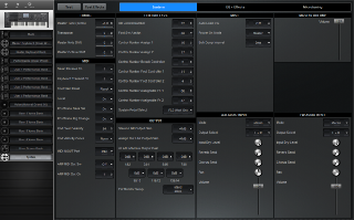 Click to display the Yamaha Motif XF 6 System - System Editor