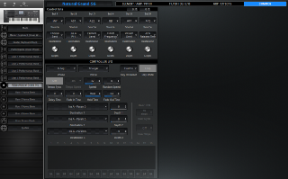 Click to display the Yamaha Motif XF 7 Voice - Common Editor