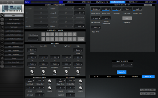 Click to display the Yamaha Motif XS 6 Multi - Common/Effects Editor