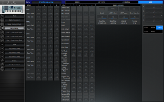 Click to display the Yamaha Motif XS 6 Performance - Arp Editor