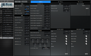 Click to display the Yamaha Motif XS 6 System - System Editor