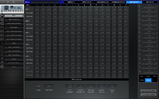 Click to display the Yamaha Motif XS 7 Multi - Arp Select Editor