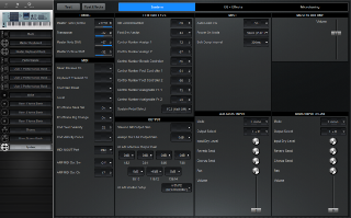 Click to display the Yamaha Motif XS 7 System - System Editor