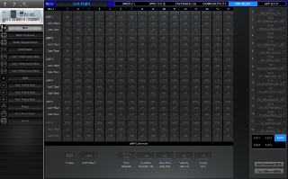 Click to display the Yamaha Motif XS 8 Multi - Arp Select Editor