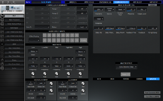 Click to display the Yamaha Motif XS 8 Multi - Common/Effects Editor