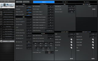 Click to display the Yamaha Motif XS 8 System - System Editor