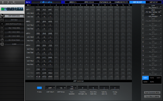 Click to display the Yamaha Motif XS Rack Multi - Arp Select Editor