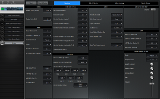 Click to display the Yamaha Motif XS Rack System - System Editor
