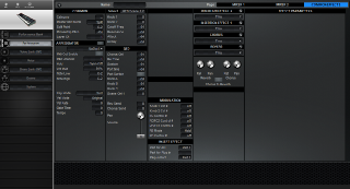 Click to display the Yamaha S30 Performance - Common+Effects Mode Editor