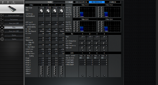 Click to display the Yamaha S30 Voice - FILTER+EQ+LFO Mode Editor