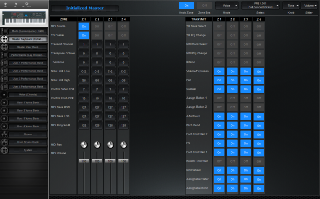 Click to display the Yamaha S70XS Master Keyboard Editor