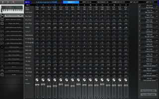 Click to display the Yamaha S70XS Multi - Mixer (1) Editor