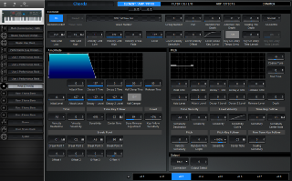 Click to display the Yamaha S70XS Voice - Element / Amp / Pitch Editor