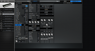 Click to display the Yamaha S90 Performance - Common+Effects Mode Editor