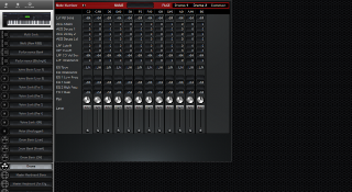 Click to display the Yamaha S90ES Drums - Drums 2 Mode Editor