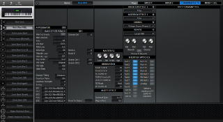 Click to display the Yamaha S90ES Multi - Common+Effects Mode Editor