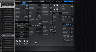 Click to display the Yamaha S90ES Voice - Common Mode Editor