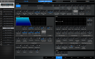 Click to display the Yamaha S90XS Voice - Element / Amp / Pitch Editor