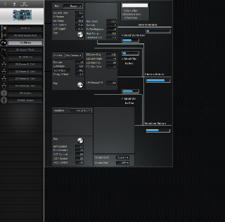 Click to display the Yamaha SW1000 XG XG Effects Editor