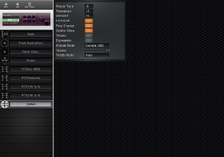 Click to display the Yamaha TG100 System Editor