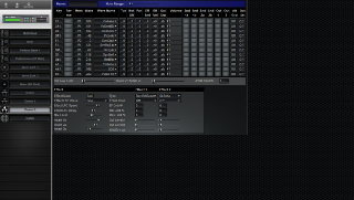 Click to display the Yamaha TG500 Drums 2 Editor