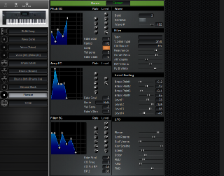 Click to display the Yamaha W5 Element Editor