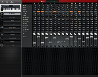 Click to display the Yamaha W5 Multi/Song Editor