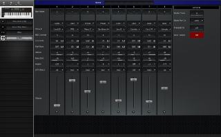 Click to display the Yamaha YS100 System Editor